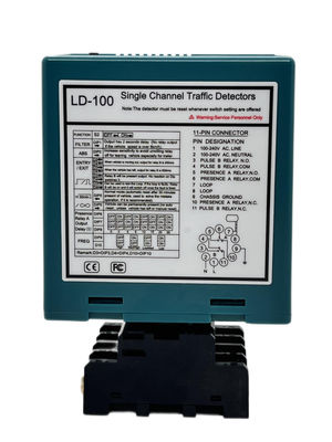15-2000 μH 100-240 VAC সিঙ্গল চ্যানেল লুপ ডিটেক্টর বুম বাধা নিরাপত্তা সঠিক সনাক্তকরণের জন্য